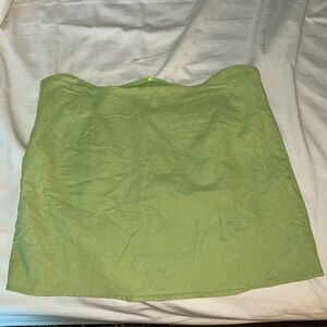 Princess Polly Green Wavy Skirt